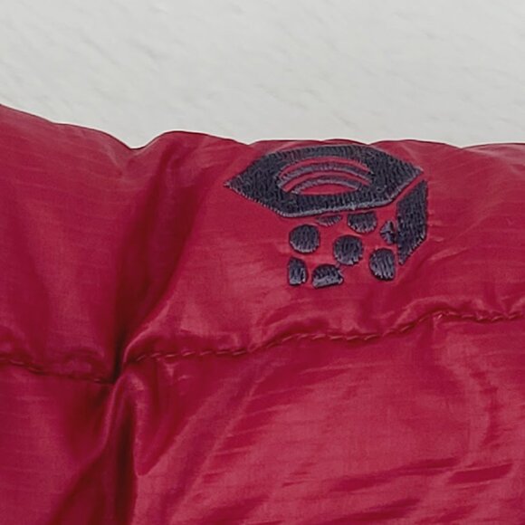 Mountain Hardwear Men's Red 800 Down Long Sleeve Padded Puffer Jacket Size L - Picture 11 of 12